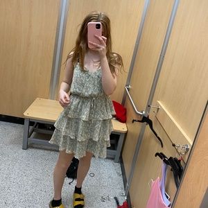 Green summer dress size small